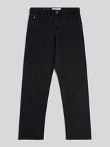 Mens Straight Fit Jean Black Wash