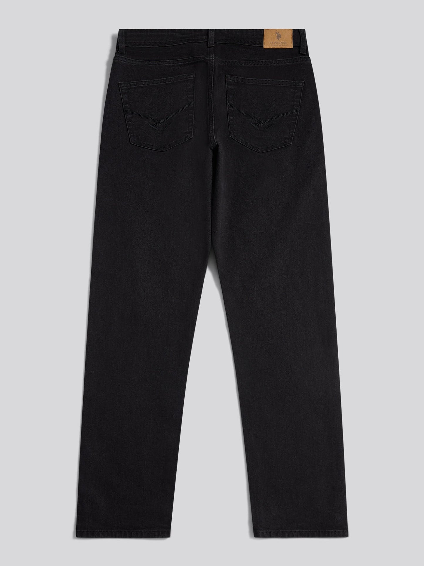 Mens Straight Fit Jean Black Wash