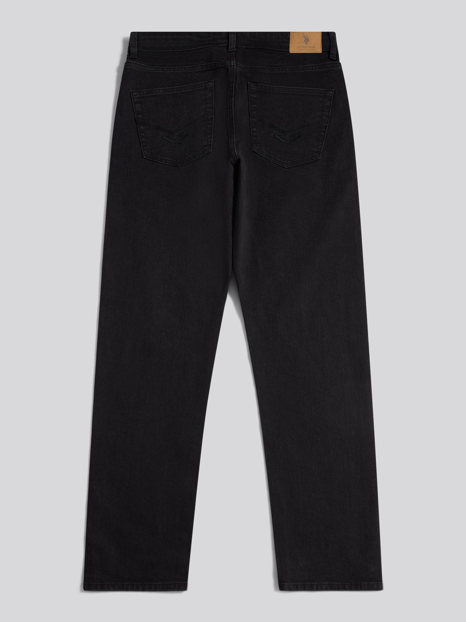 Mens Straight Fit Jean Black Wash