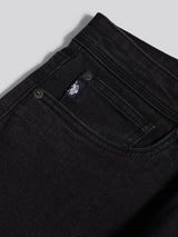 Mens Straight Fit Jean Black Wash