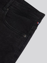 Mens Straight Fit Jean Black Wash