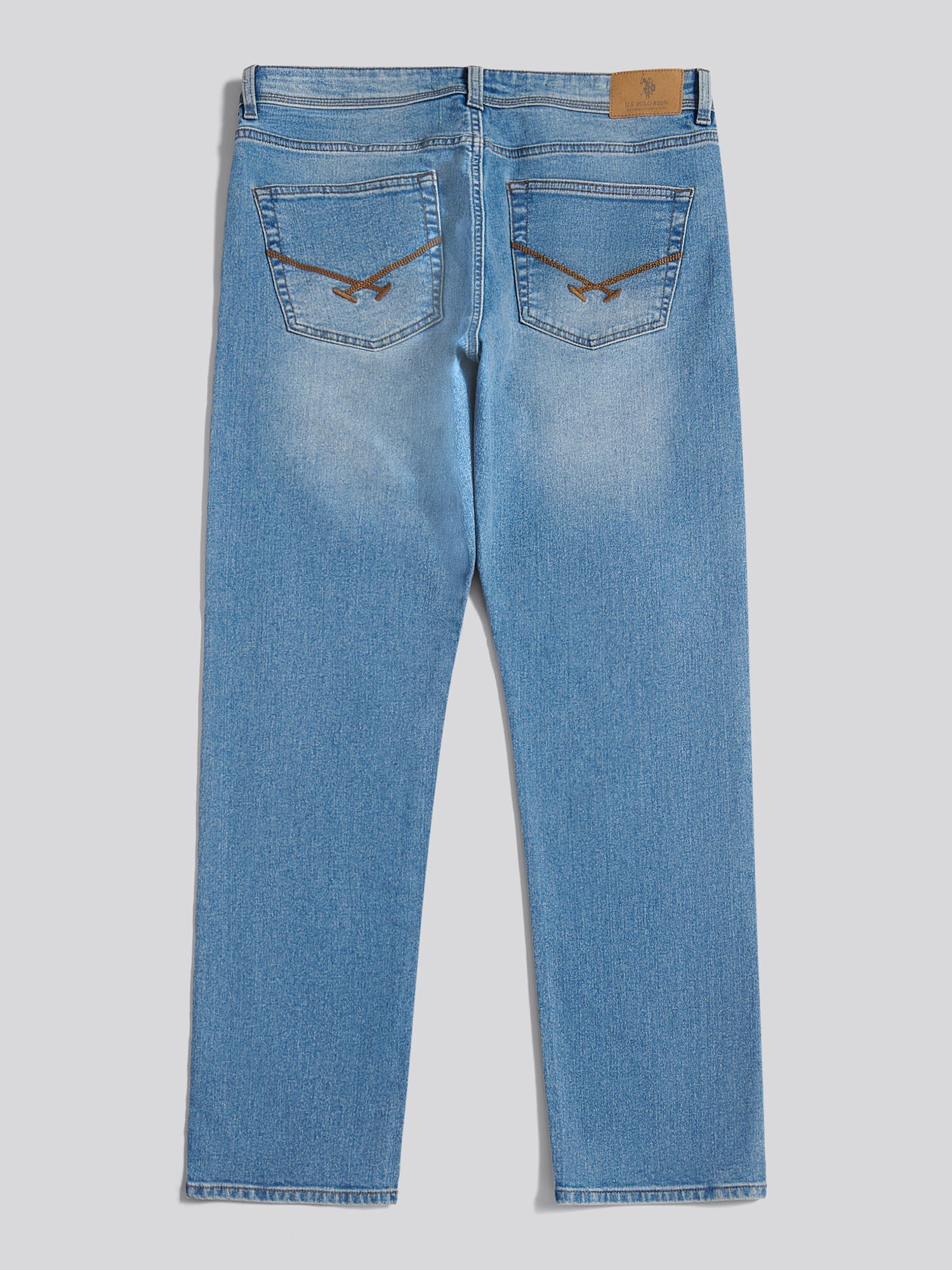 Mens Straight Fit Jean Blue Wash