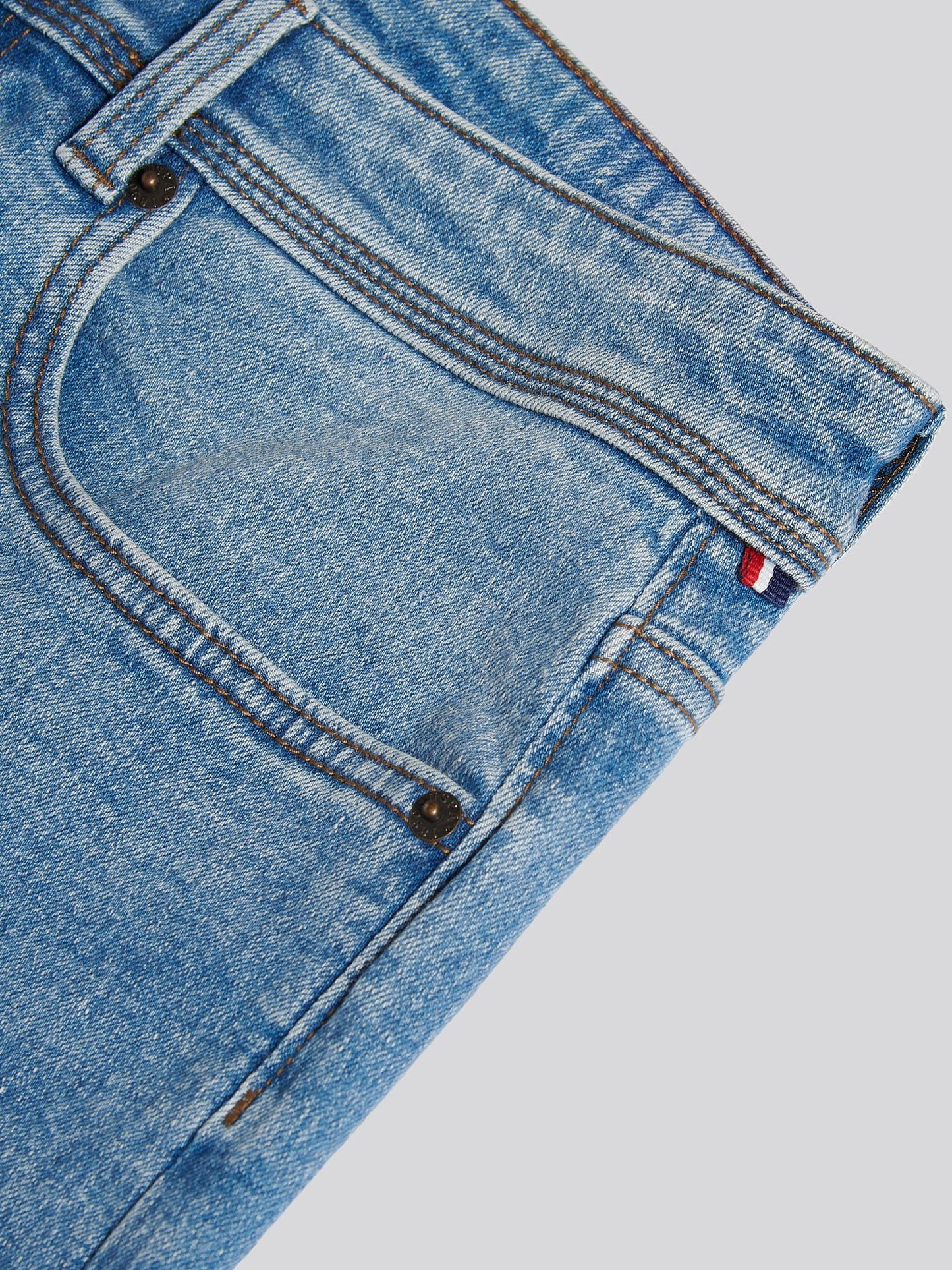 Mens Straight Fit Jean Blue Wash