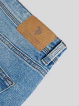 Mens Straight Fit Jean Blue Wash