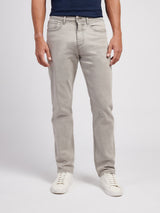 Mens Straight Fit Jean Dark Grey Stone Wash