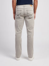 Mens Straight Fit Jean Dark Grey Stone Wash