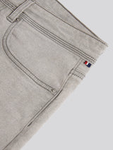 Mens Straight Fit Jean Dark Grey Stone Wash