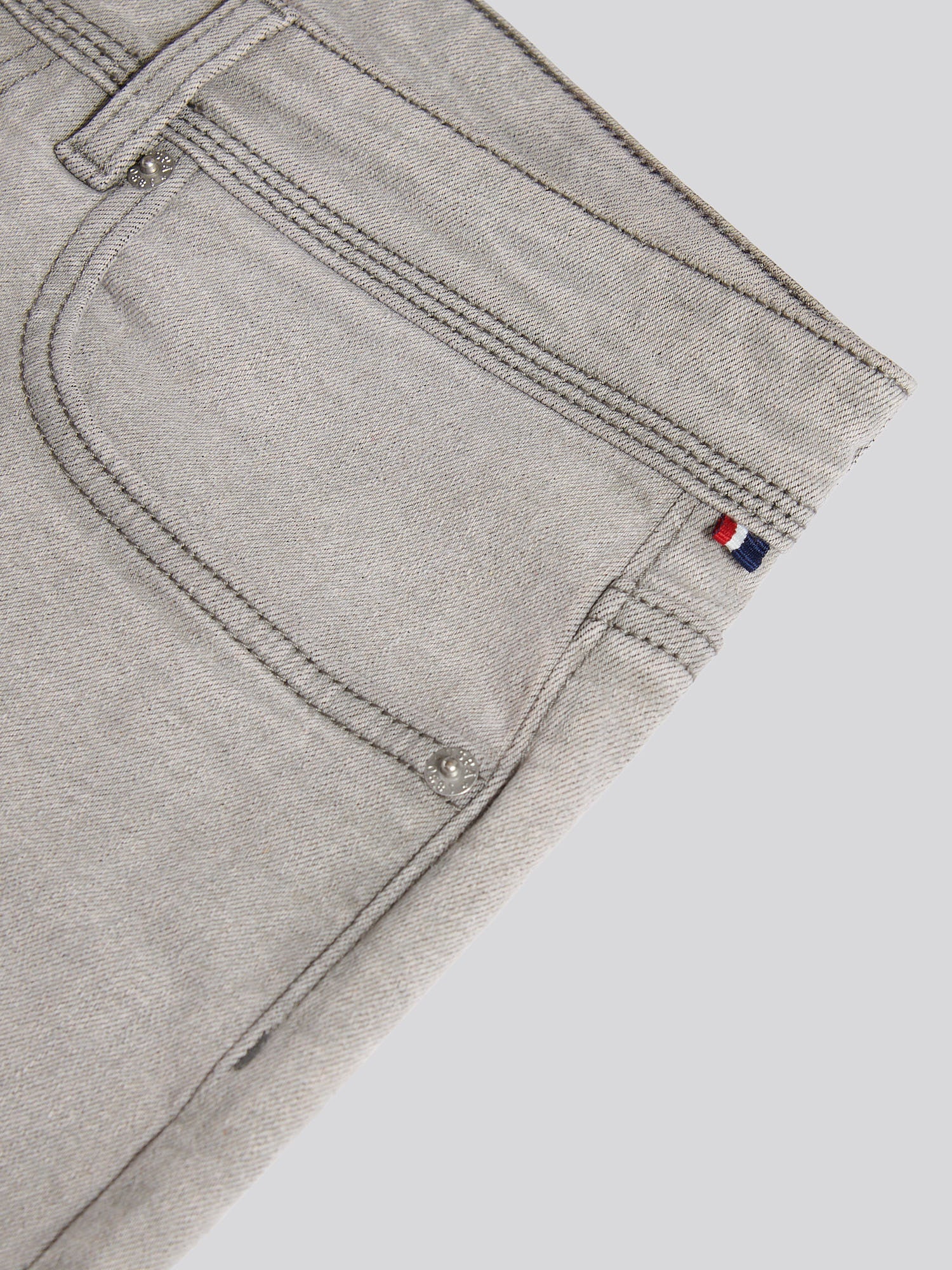 Mens Straight Fit Jean Dark Grey Stone Wash