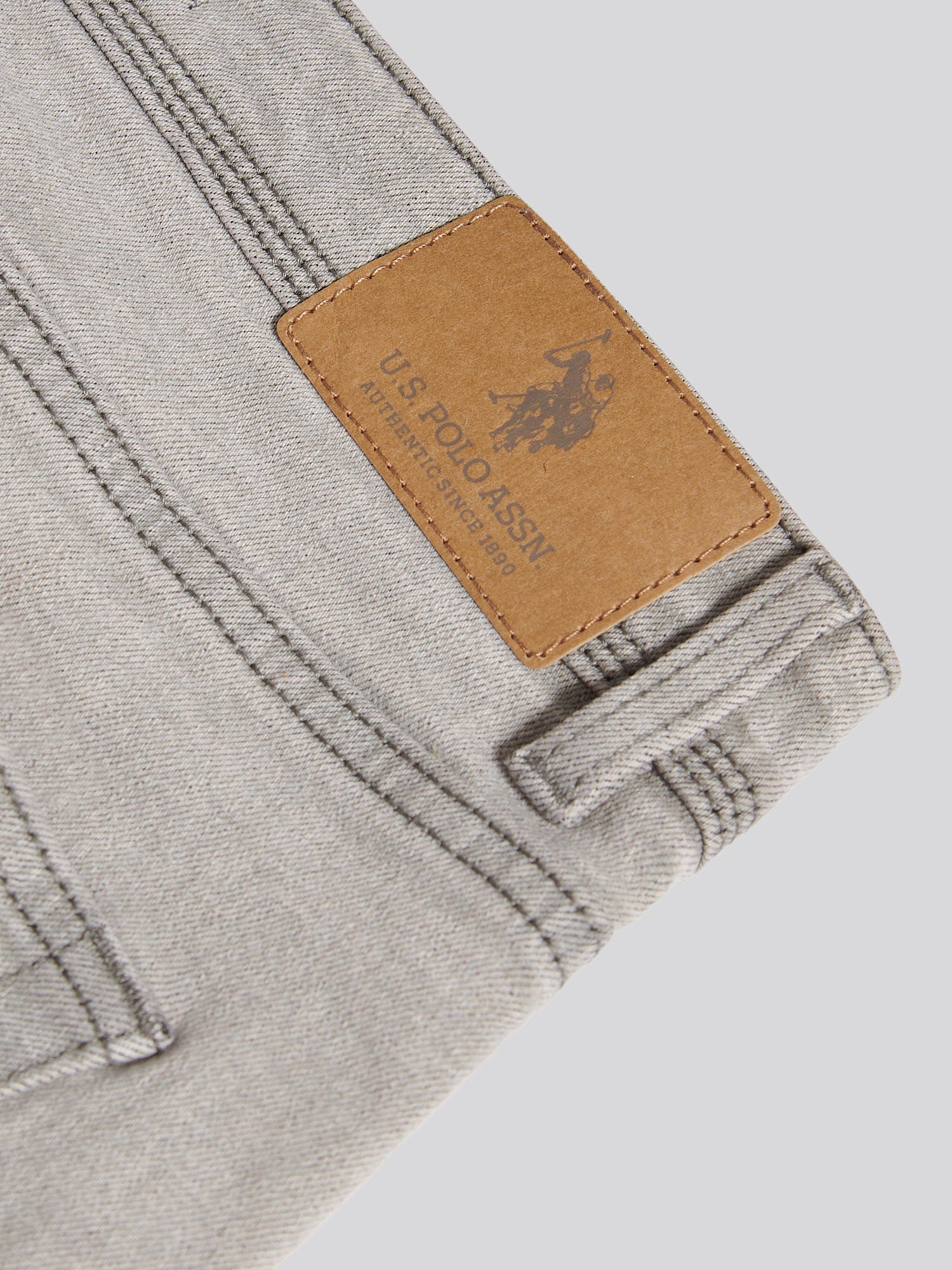 Mens Straight Fit Jean Dark Grey Stone Wash