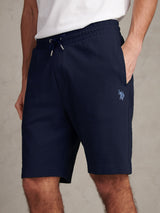 Mens Twill Texture Jersey Short Dark Sapphire Navy / Moonlight Blue DHM