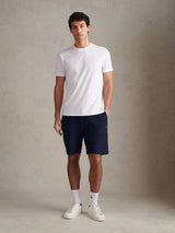 Mens Twill Texture Jersey Short Dark Sapphire Navy / Moonlight Blue DHM