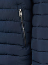 Mens Lightweight Quilted Collared Jacket in Dark Sapphire Navy