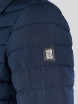 Mens Lightweight Quilted Collared Jacket in Dark Sapphire Navy