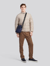 Mens Arrowhead Crossbody Bag in Navy
