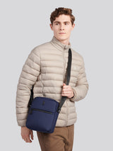 Mens Arrowhead Crossbody Bag in Navy