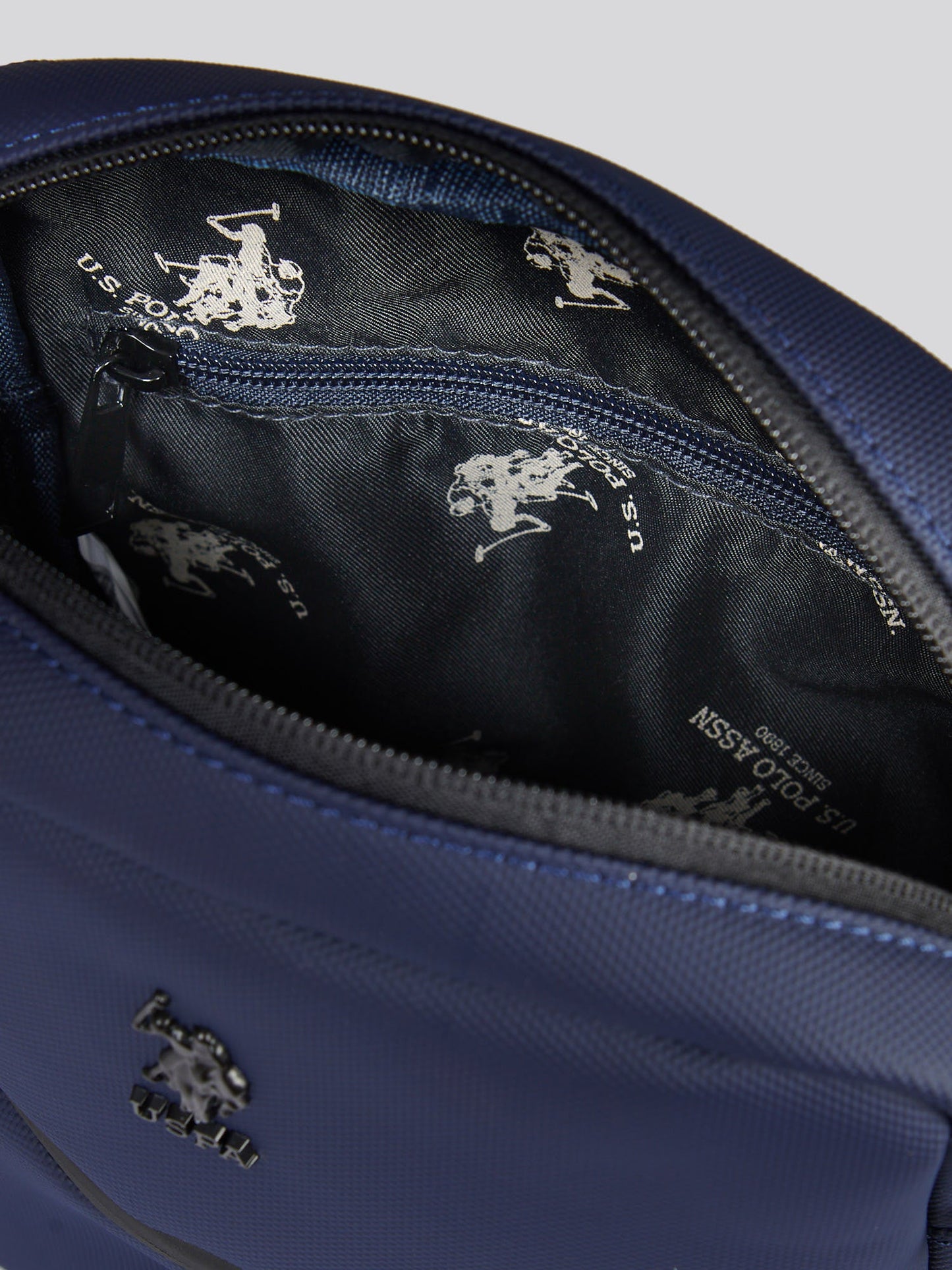 Mens Arrowhead Crossbody Bag in Navy