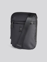 Mens Small Arrowhead Crossbody Bag in Black