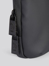 Mens Small Arrowhead Crossbody Bag in Black