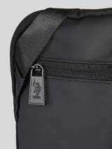 Mens Small Arrowhead Crossbody Bag in Black