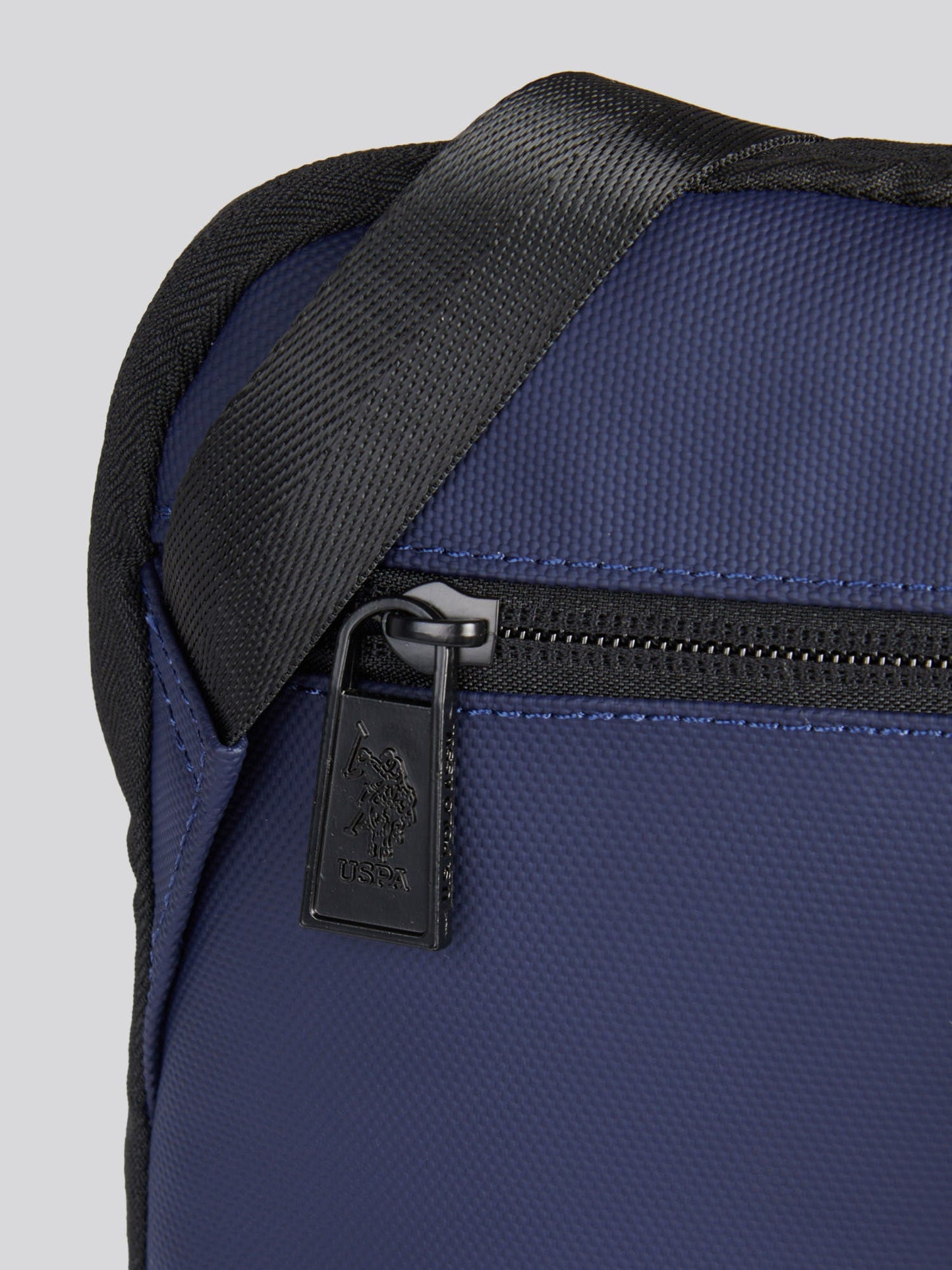 Mens Small Arrowhead Crossbody Bag in Navy