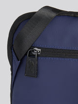 Mens Small Arrowhead Crossbody Bag in Navy