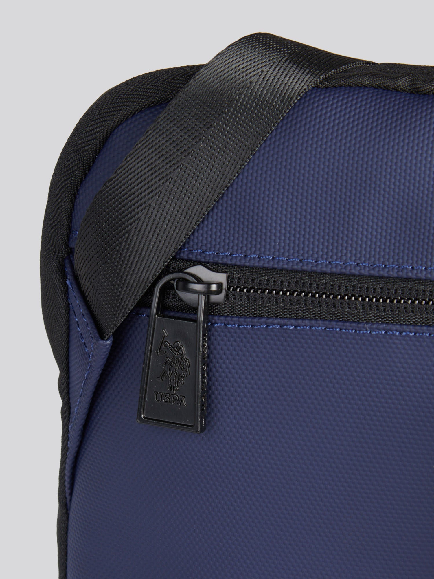 Mens Small Arrowhead Crossbody Bag in Navy