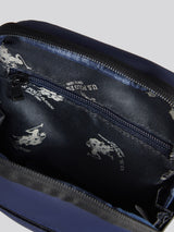 Mens Small Arrowhead Crossbody Bag in Navy