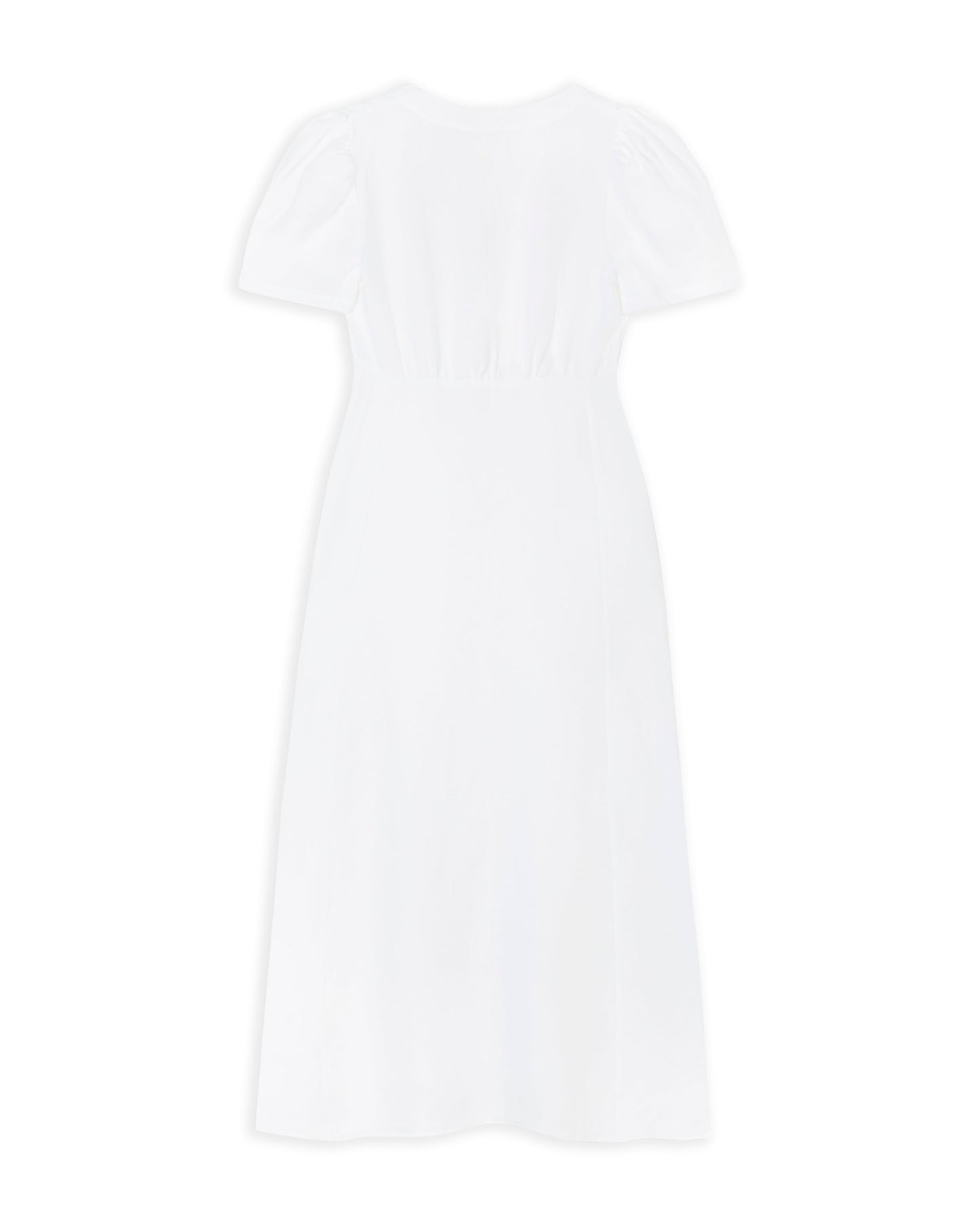 Daisy Linen Dress  - White