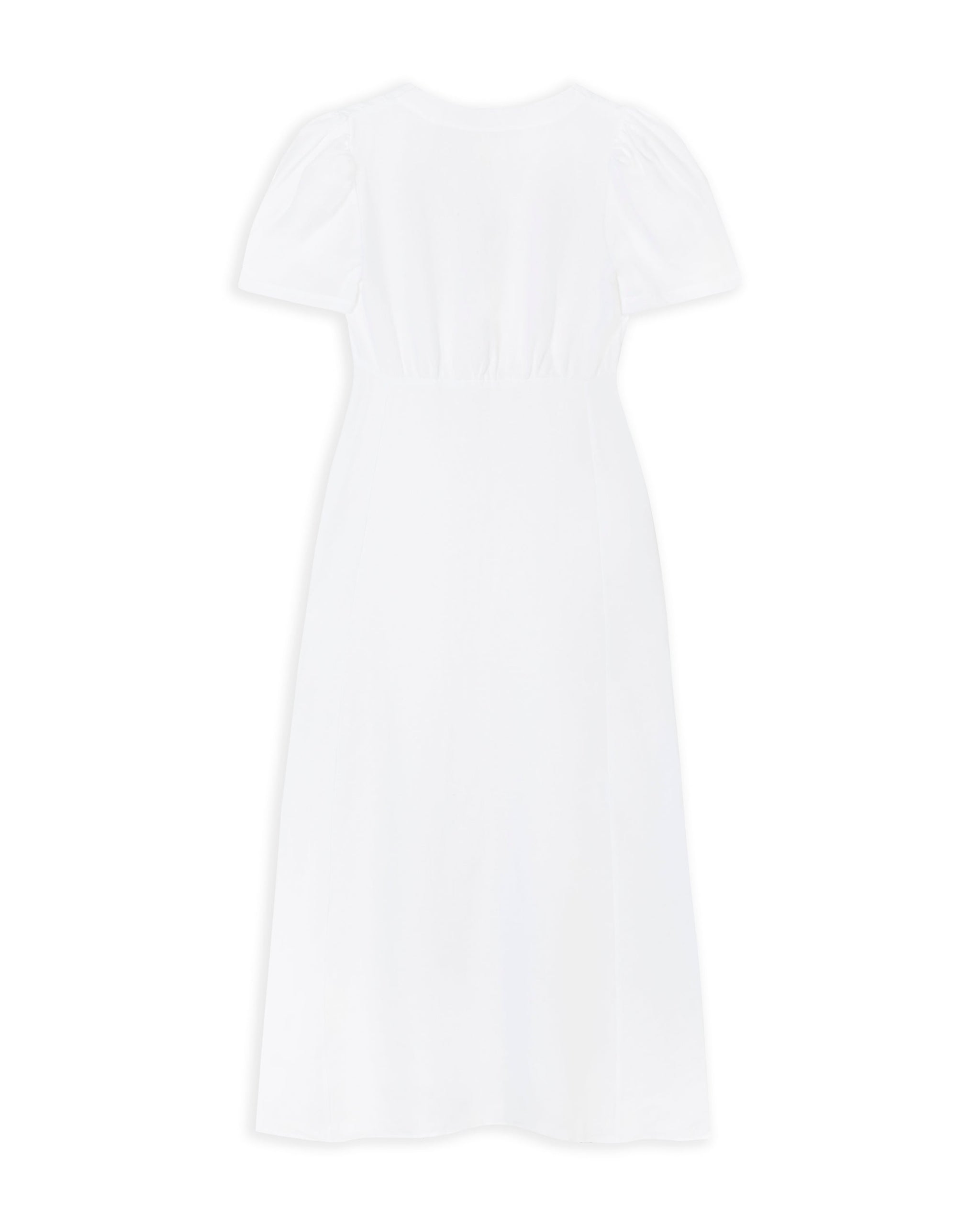 Daisy Linen Dress  - White