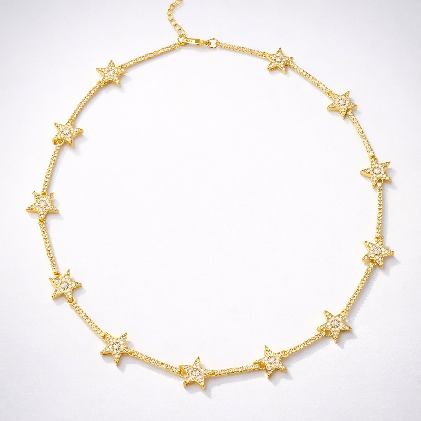 Margot Sparkling Star Choker | 18k Gold Plated