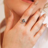 Melike Hammered Twist Ring | 925 Sterling Silver