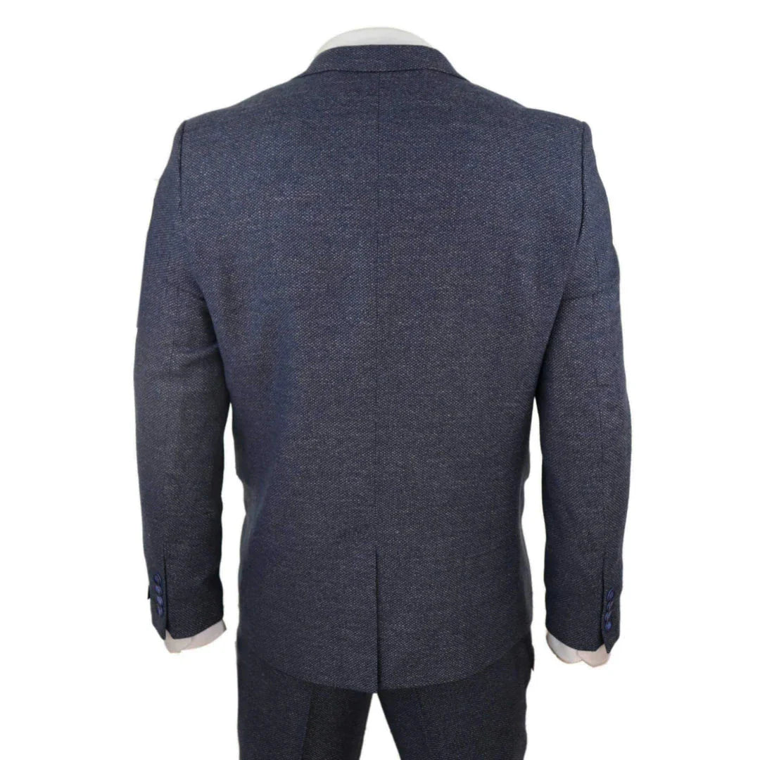 STZ33 - Men's Wool 3 Piece Suit Double Breasted Waistcoat Tweed 1920s
