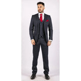 STZ41 - Men's 3 Piece Suit Gatsby 1920s Gangster Pinstripe