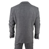 AK-10 - Men's Classic 3 Piece Suit Prince Of Wales Check Wedding