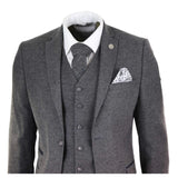 STZ23 - Men's Wool Tweed Suit 3 Piece Authentic 1920s Classic