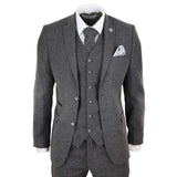STZ23 - Men's Wool Tweed Suit 3 Piece Authentic 1920s Classic
