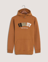 Mustard Pullover Fleece Hoodie