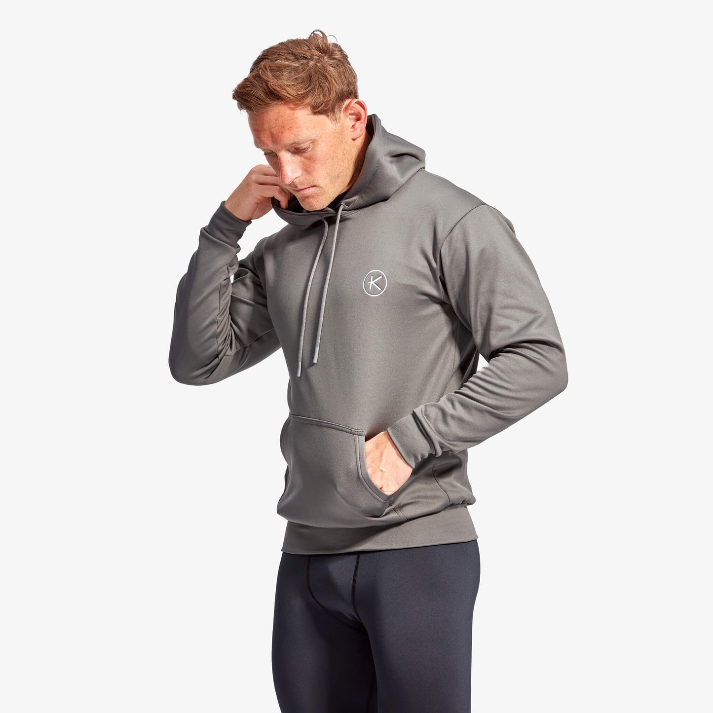 Men's Infrared Hoodie - Grey & Blue