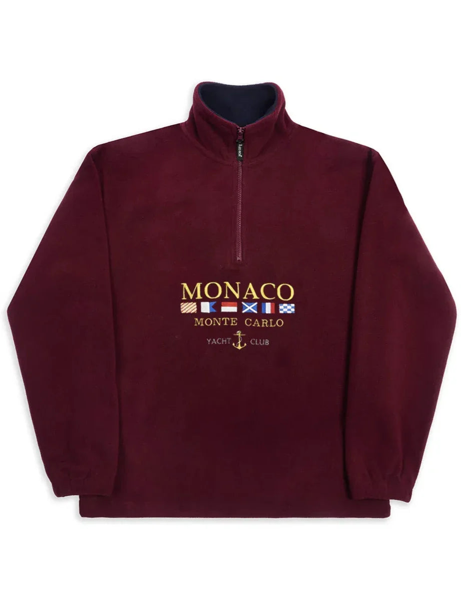 Monaco Fleece Burgundy
