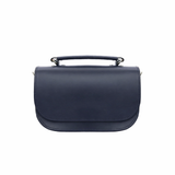 Aura Handmade Leather Bag - Navy Blue