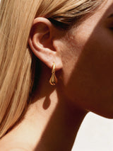 Pea Hoops | Gold Vermeil
