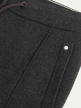Milano Knit Jogger in Charcoal Grey