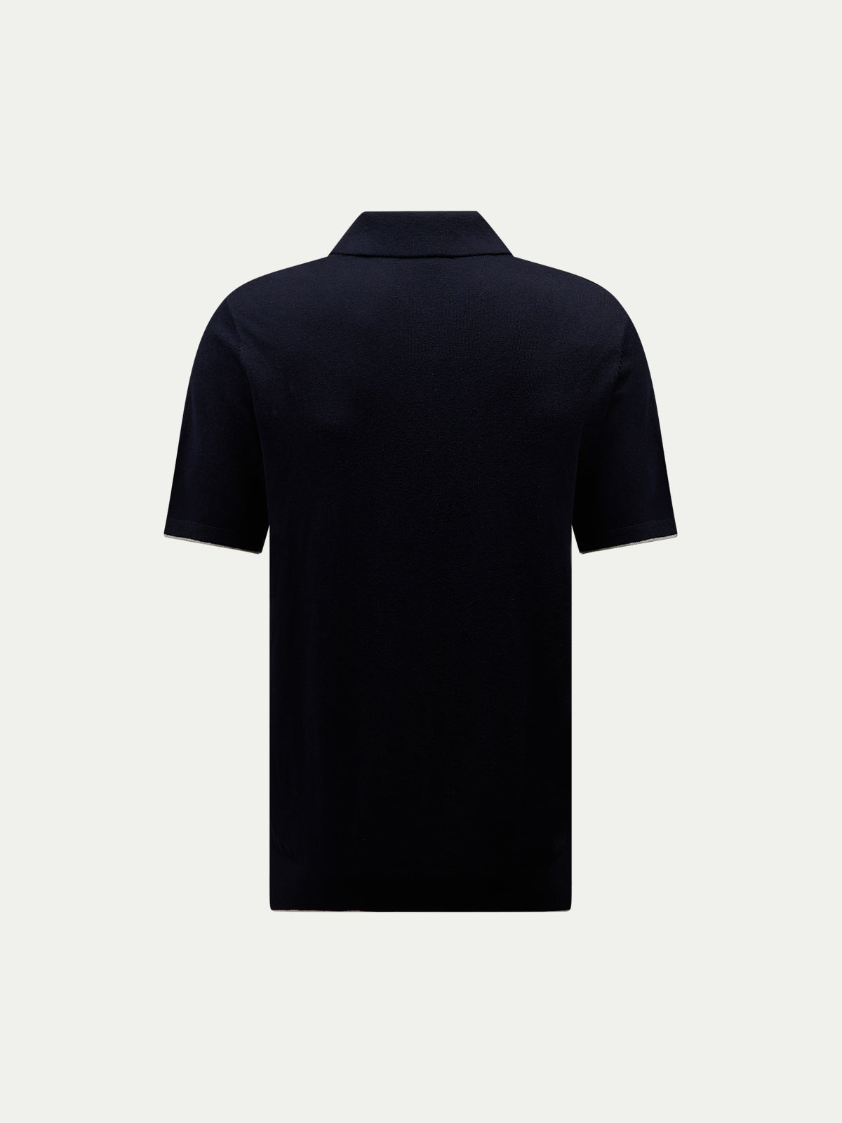 Jersey Knit Polo Shirt in Dark Sapphire Navy