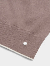 Jersey Knit Long Sleeve Polo Shirt in Iron