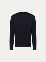 Jersey Knit Crew in Black