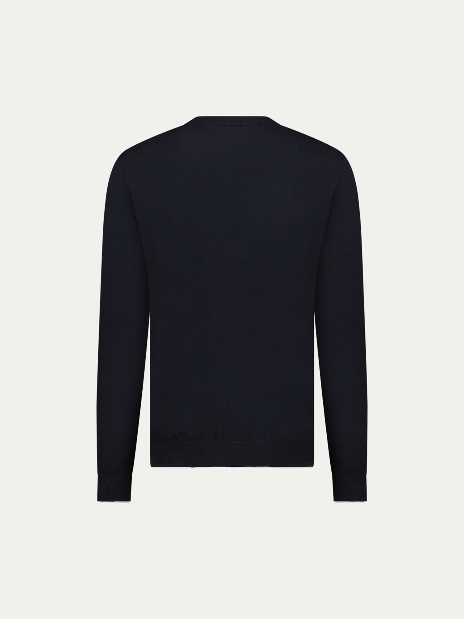 Jersey Knit Crew in Black