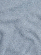 Milano Knit Zip Hoodie in Blue Blizzard