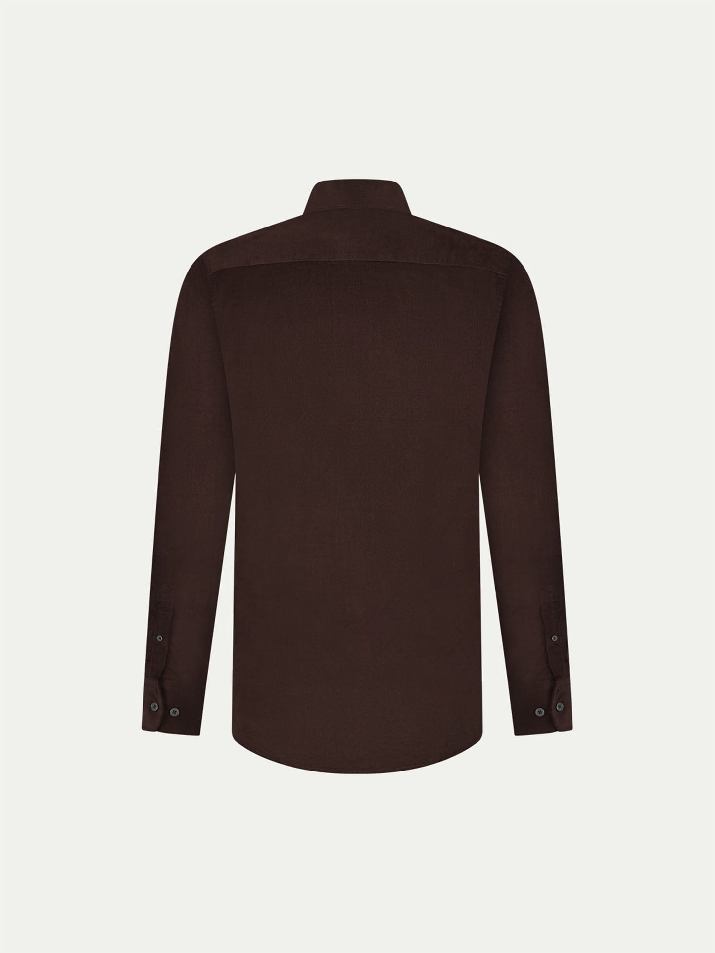 Micro Cord Button-Down Shirt in Java