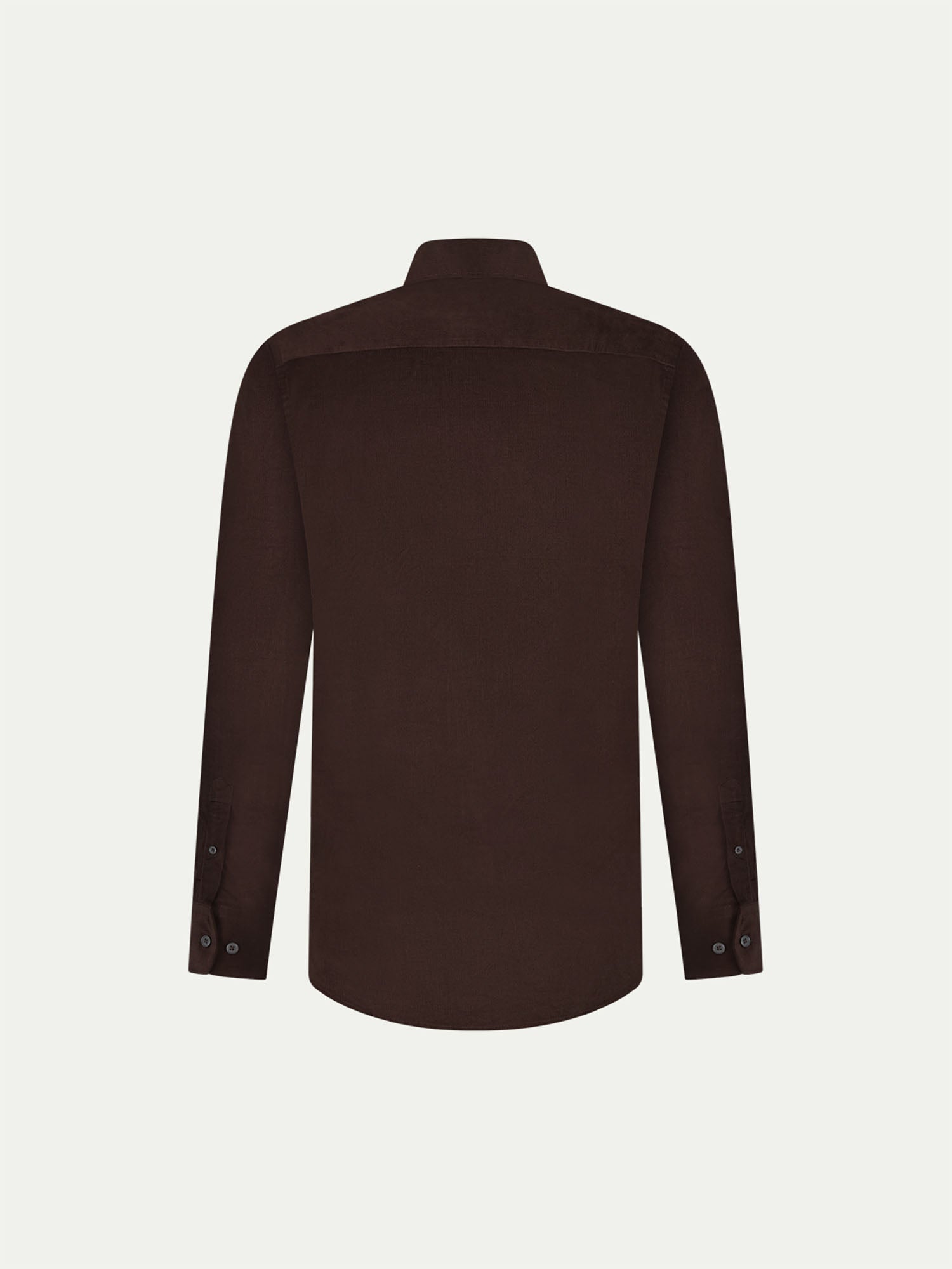 Micro Cord Button-Down Shirt in Java