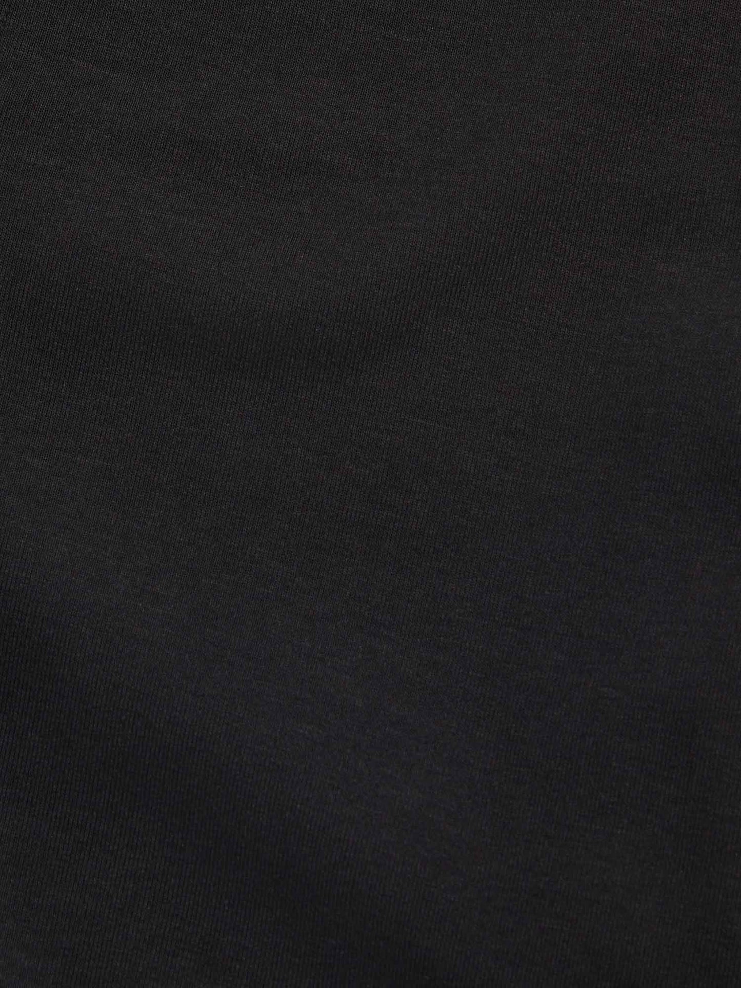 Jersey Interlock Zip Funnel Sweat in Black